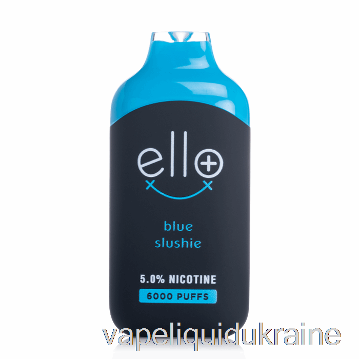 Vape Ukraine BLVK ELLO Plus 6000 Disposable Blue Slushie Ice